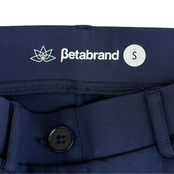 Betabrand Yoga Bootcut Dress Pants Navy Blue - Women’s Size Small - Picture 2 of 4